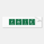 Farid  Bumper Stickers