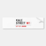 Kale Street  Bumper Stickers
