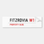 Fitzrovia  Bumper Stickers