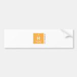 H  Bumper Stickers