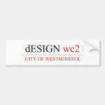 dESIGN  Bumper Stickers
