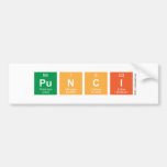 Punci  Bumper Stickers