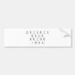 Periodic
 Table
 Writer
 Jason  Bumper Stickers