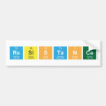 Resistance  Bumper Stickers
