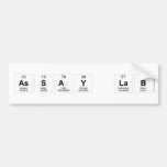 ASSAY LAB  Bumper Stickers