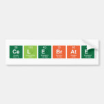 Celebrate   Bumper Stickers