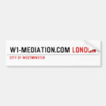 W1-Mediation.com  Bumper Stickers
