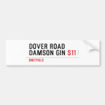 Dover Road  Damson Gin  Bumper Stickers