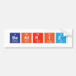 Beatriz  Bumper Stickers