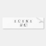 Hannah 
 Lam  Bumper Stickers