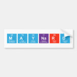 Maynard  Bumper Stickers