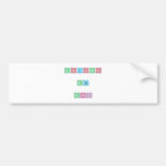 Antonio
 
 And
 
 Mari  Bumper Stickers