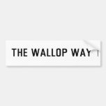 The Wallop Way  Bumper Stickers