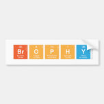 BROPHY  Bumper Stickers