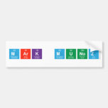 Mark Munoz  Bumper Stickers
