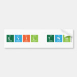 Evil Twin  Bumper Stickers