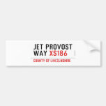 Jet Provost Way  Bumper Stickers