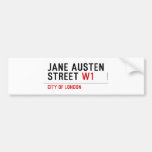 Jane Austen Street  Bumper Stickers