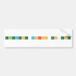 Element Research Project  Bumper Stickers