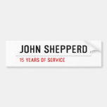 John shepperd  Bumper Stickers