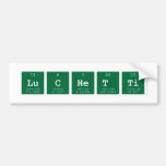 LUCHETTI  Bumper Stickers