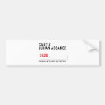CASTLE  JULIAN ASSANGE    Bumper Stickers