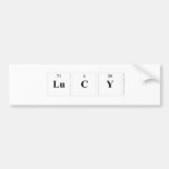 LUCY  Bumper Stickers