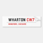 Wharton  Bumper Stickers