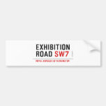 exhibition ROAD  Bumper Stickers