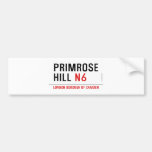 primrose hill  Bumper Stickers