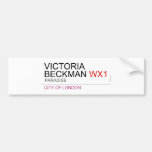 Victoria  Beckman  Bumper Stickers