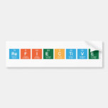 Refiective  Bumper Stickers