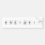 ARTEK[Lab];  Bumper Stickers