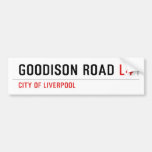 Goodison road  Bumper Stickers