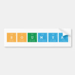 SOUMYA  Bumper Stickers