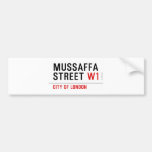 Mussaffa Street  Bumper Stickers
