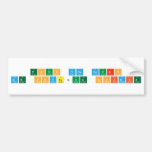 Tous Vos cours 
 de Physique Chimie  Bumper Stickers