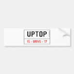 Uptop  Bumper Stickers
