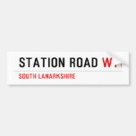 station road  Bumper Stickers