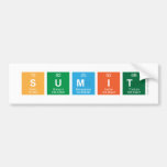 SUMIT  Bumper Stickers