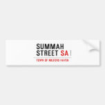 Summah Street  Bumper Stickers