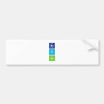Ba
 Zn
 Ga  Bumper Stickers