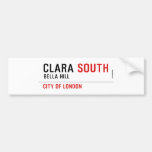 CLARA  Bumper Stickers