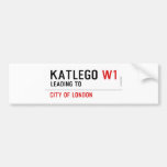 KATLEGO  Bumper Stickers