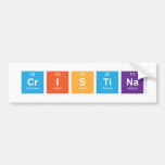 Cristina  Bumper Stickers