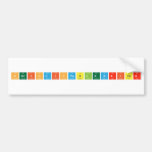 PeriodicTableWriter  Bumper Stickers
