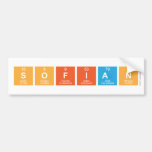 Sofian  Bumper Stickers