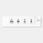Genius  Bumper Stickers