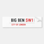 bIG BEN  Bumper Stickers