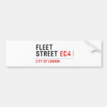 FLEET  STREET  Bumper Stickers